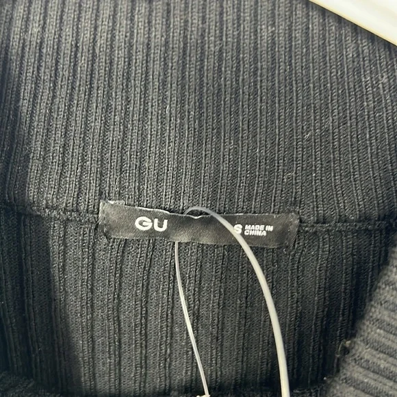 GU NWT women’s small ribbed knit mini dress - Picture 4 of 6